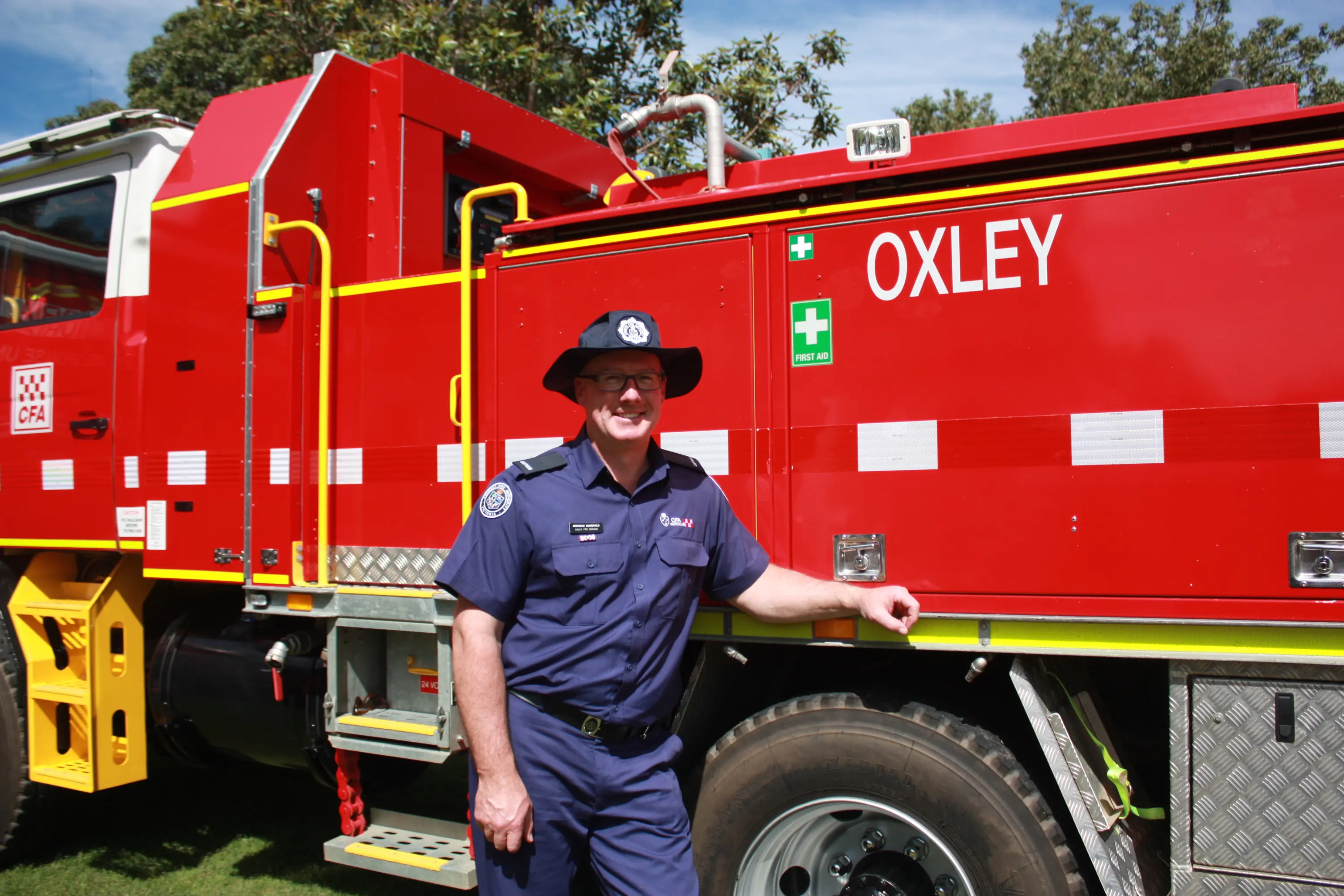 <p>TIME TO ACT: CFA Oxley brigade captain Brendan McDonald encourages residents to get all the information they can about being fire ready before this fire season starts. PHOTO: Jordan Duursma</p>\\n