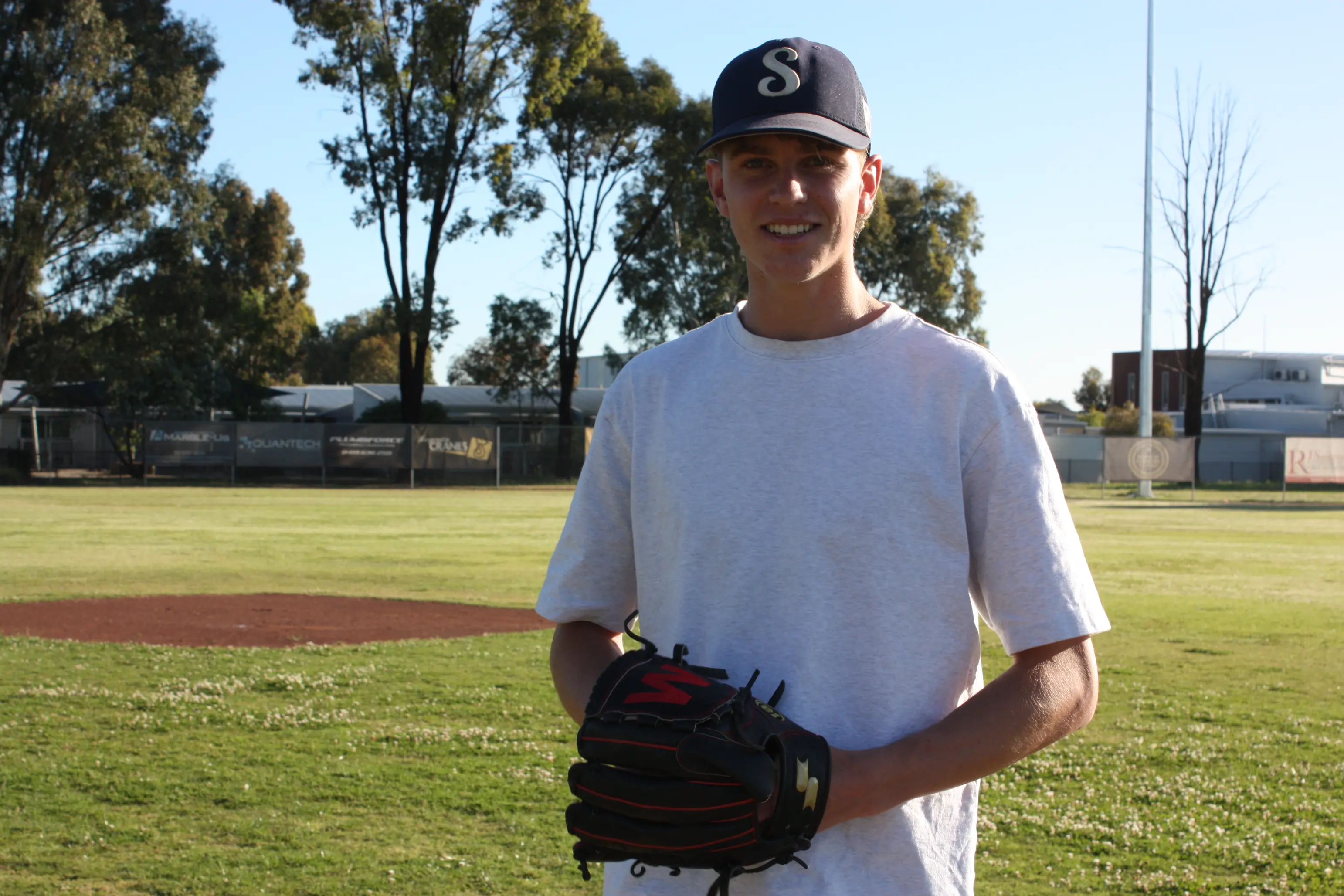 <p>THE BIG V: Tanner Godenzi will be taking the mound, representing his state for the 2027 Australian Youth Championships early next year. PHOTO: Bailey Zimmermann</p>\\n
