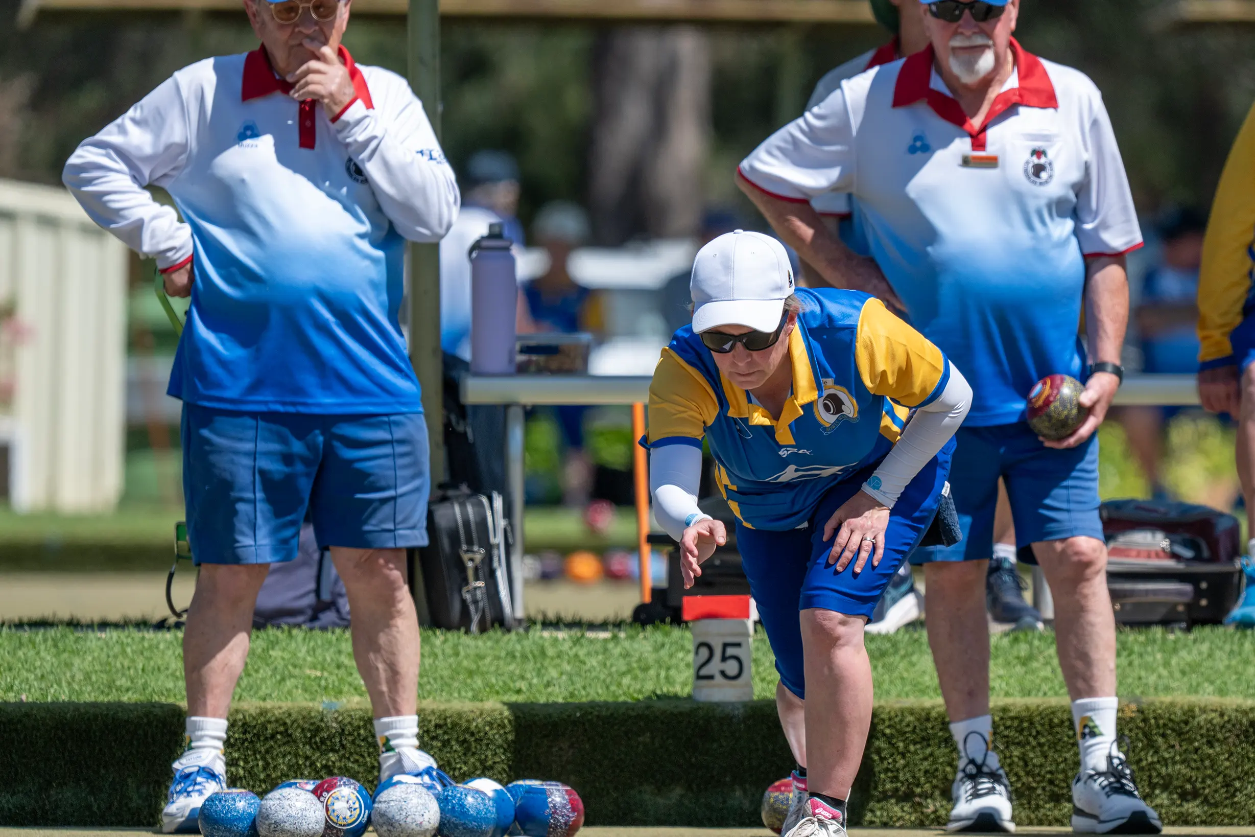 <p>IT\\'S AWAY: Kylie Alexander sends down a shot. PHOTO: Melissa Beattie</p>\\n