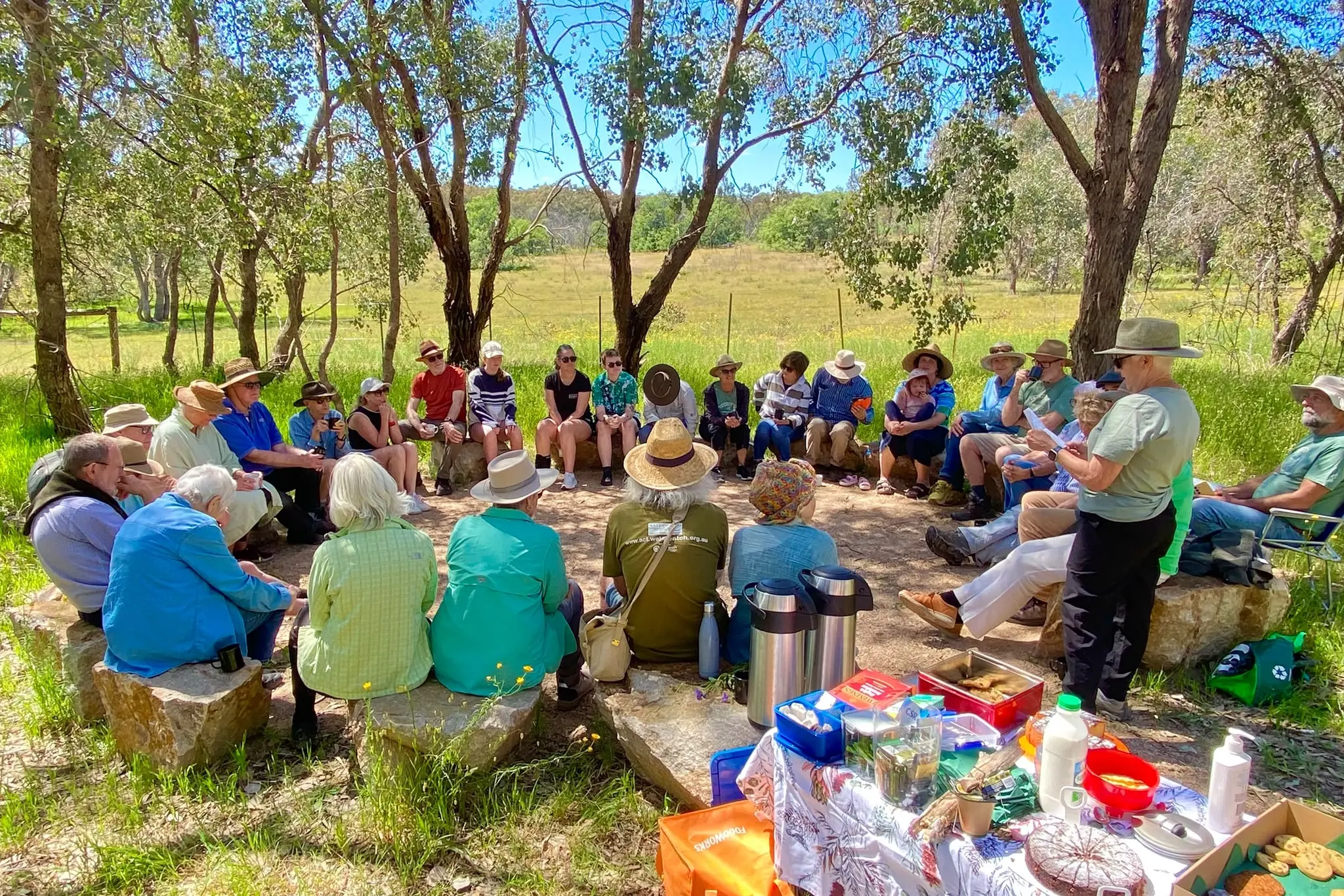 <p>GREENER GROUNDS: The Friends of Warby-Ovens National Park gathered recently to celebrate the development of the Wenhams Camp bush garden. </p>\\n