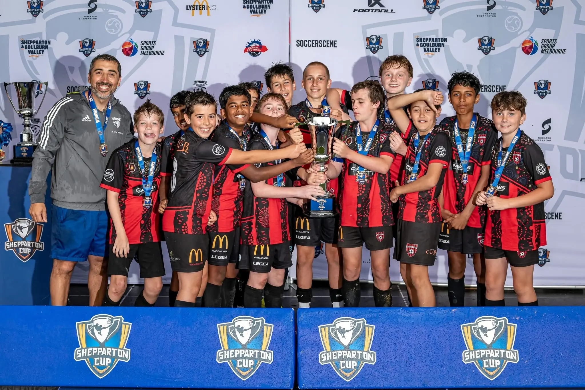 <p>CHAMPIONS: Wangaratta City FC\\'s under 12 boys side went through undefeated to win the illustrious Shepparton Cup.</p>\\n