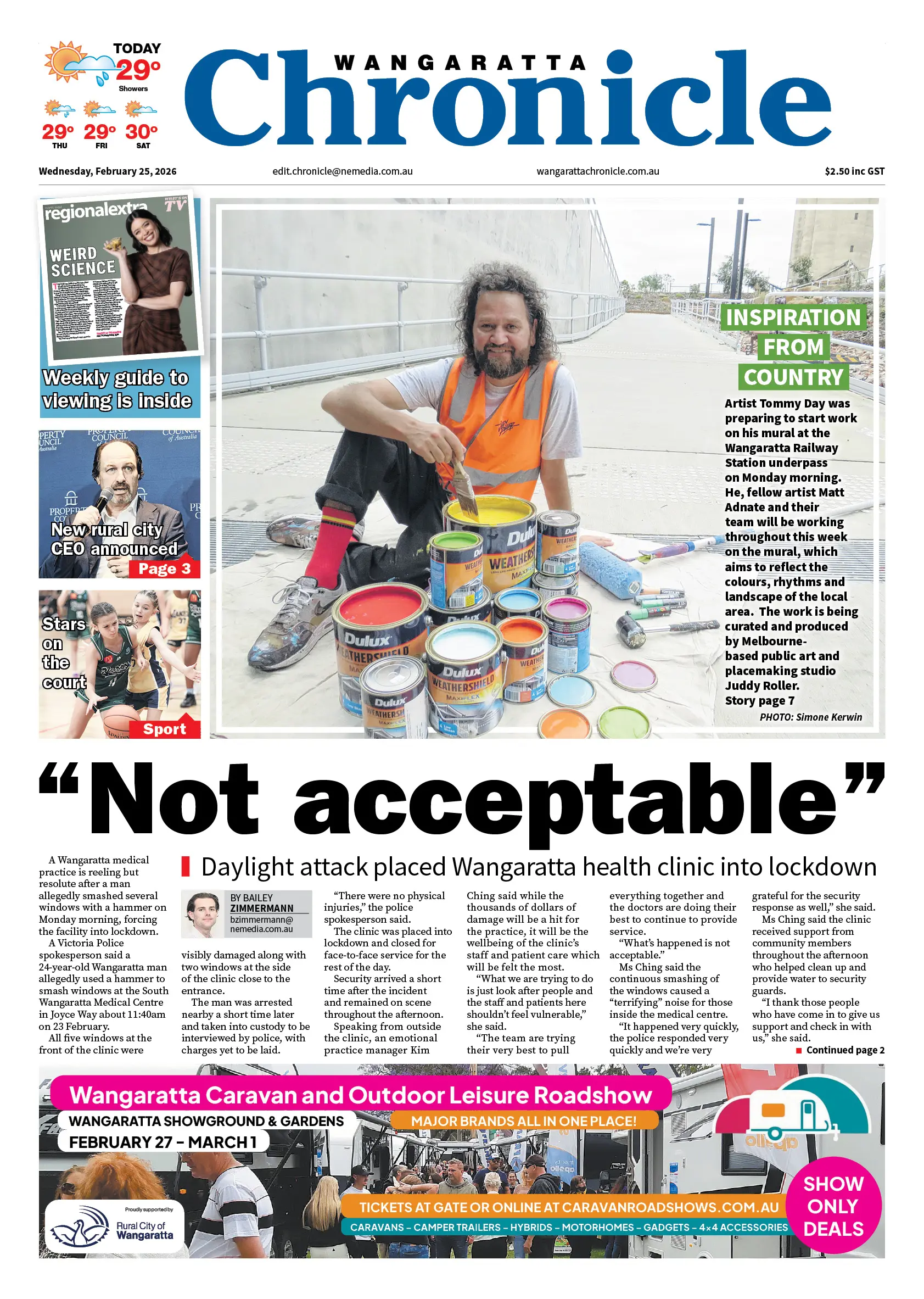 Wangaratta Chronicle, Wednesday, February 25, 2026