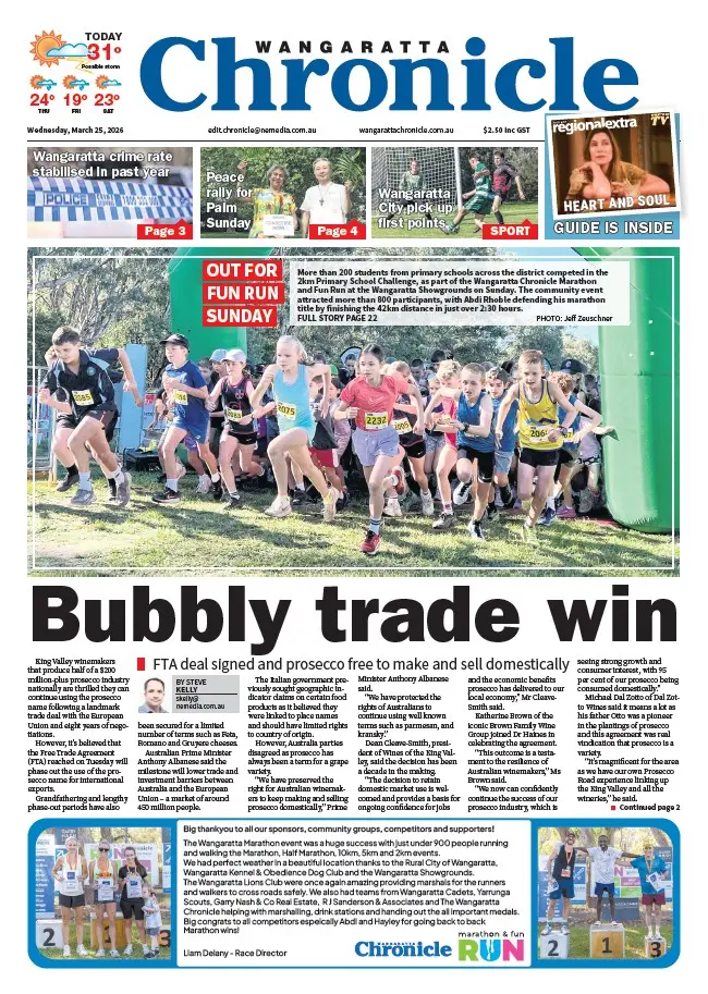 Wangaratta Chronicle - Wednesday, March 25, 2026