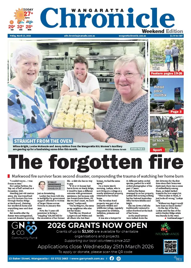 Wangaratta Chronicle - Friday, March 13, 2026