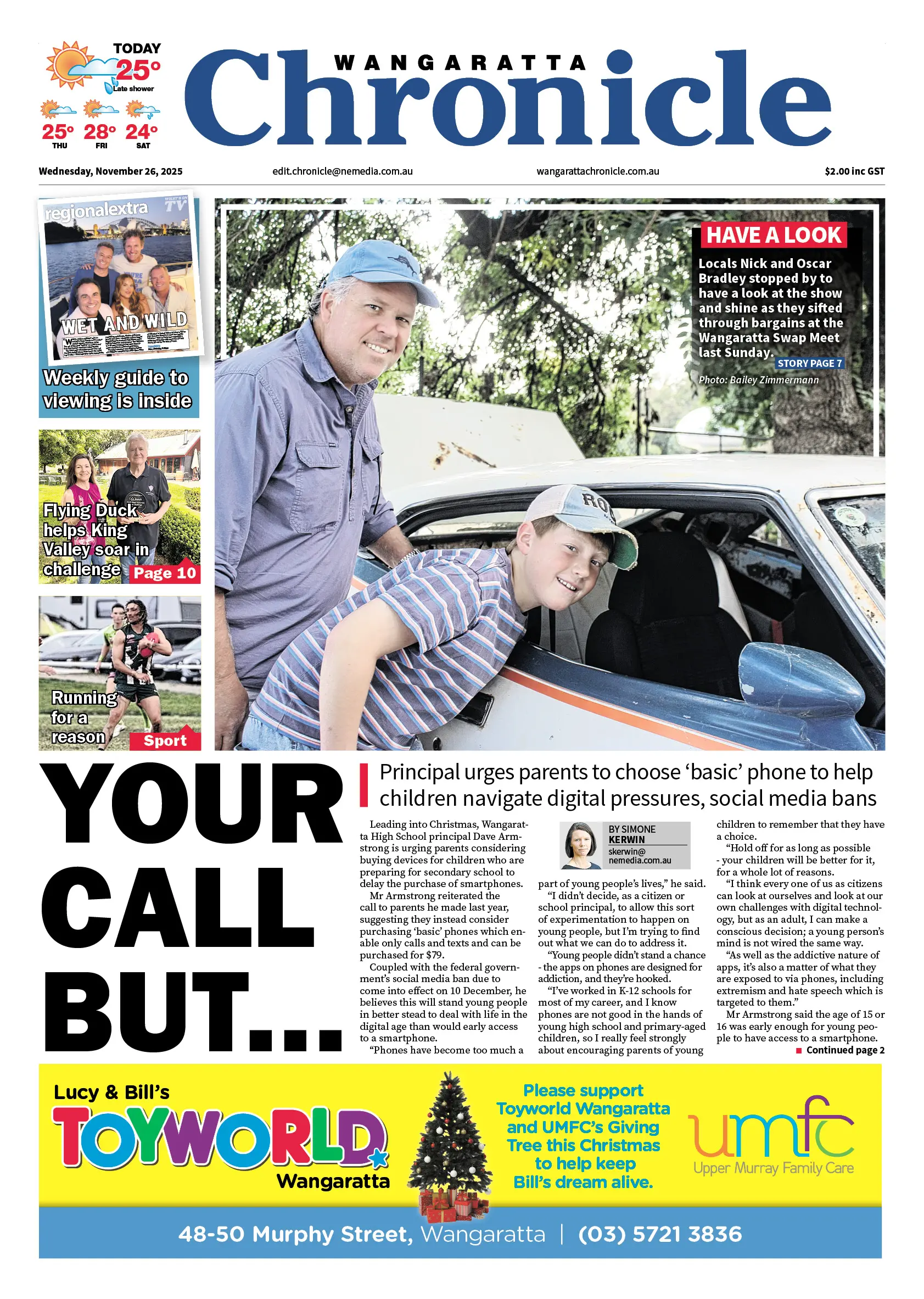Wangaratta Chronicle, Wednesday, November 26, 2025