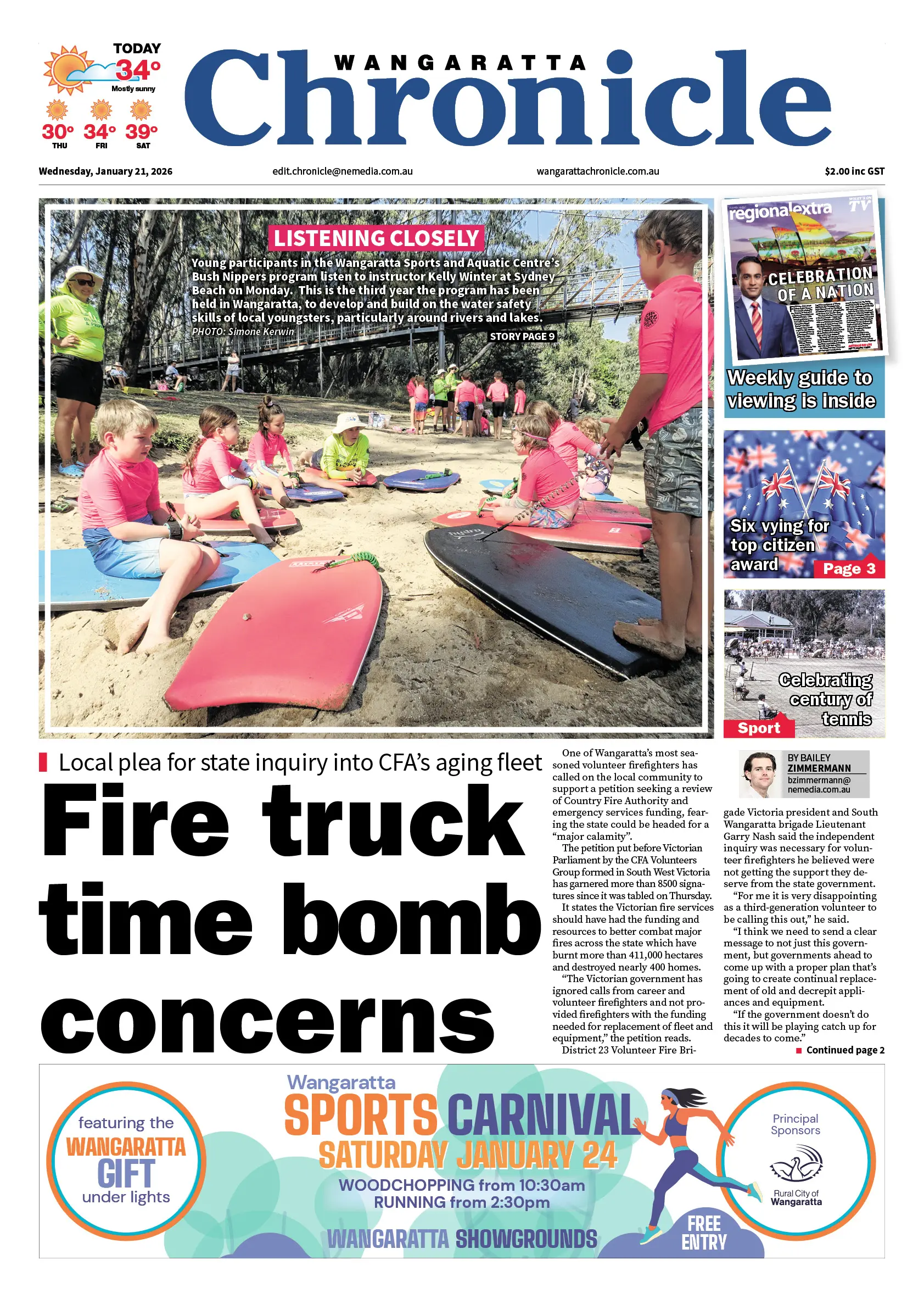 Wangaratta Chronicle, Wednesday, January 21, 2026