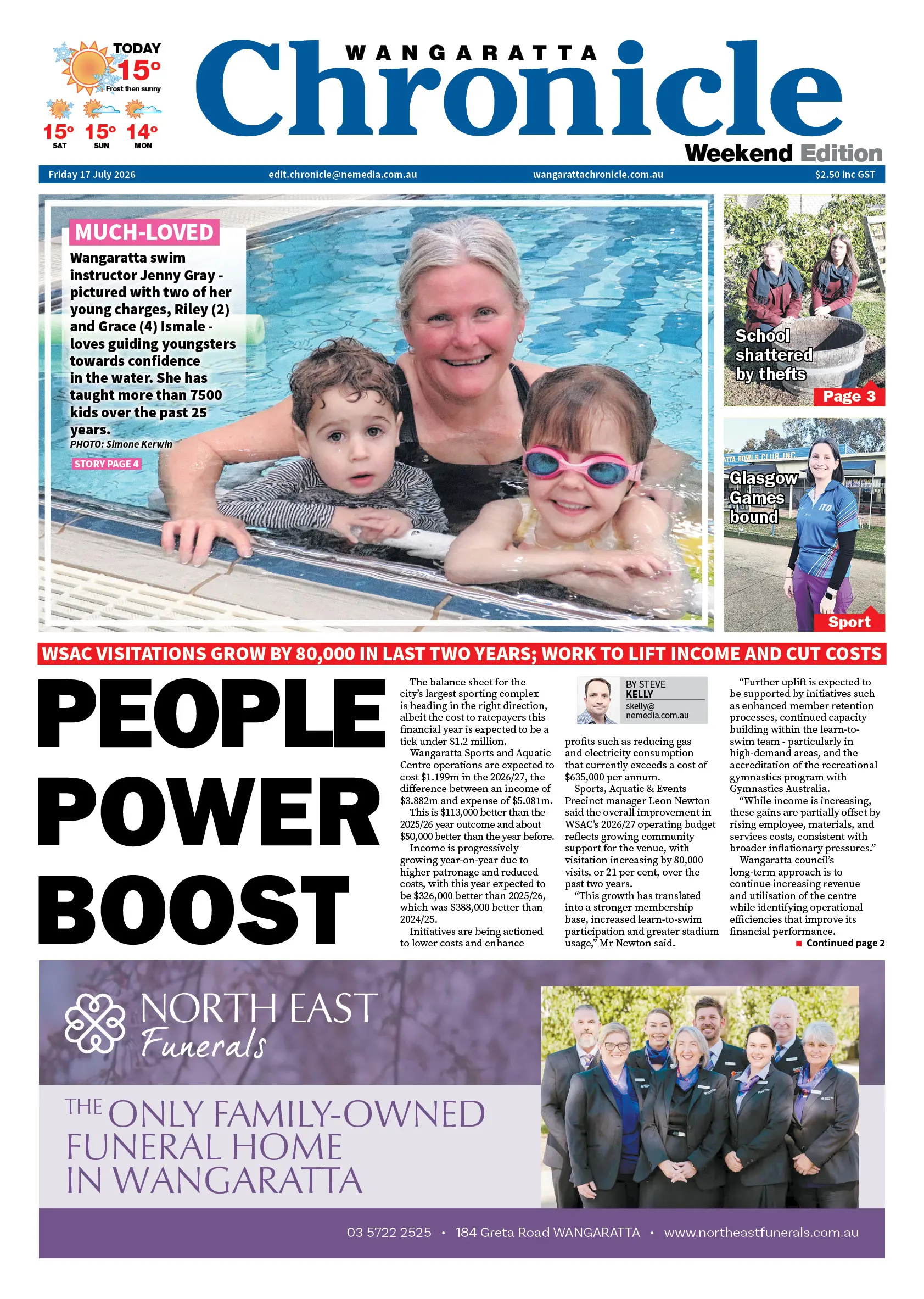 Wangaratta Chronicle, Friday 17 July 2026