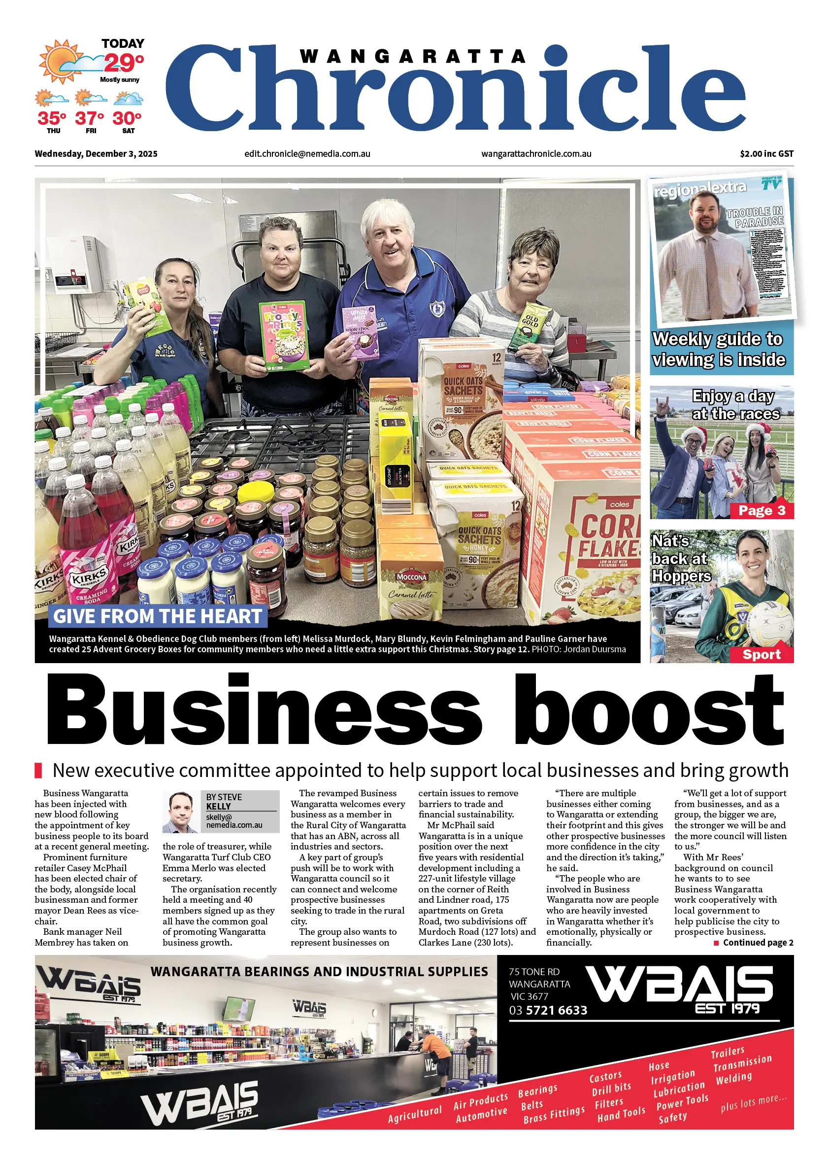 Wangaratta Chronicle, Wednesday, December 3, 2025
