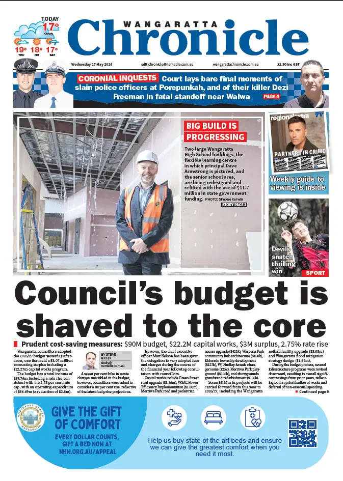 Wangaratta Chronicle - Wednesday, May 27, 2026