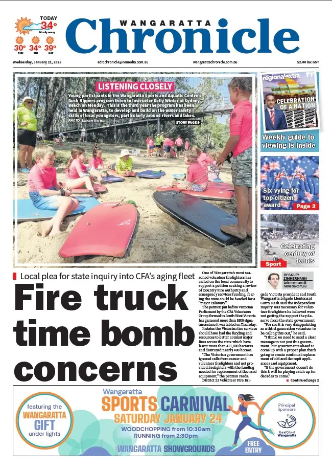 Wangaratta Chronicle - Wednesday, January 21, 2026