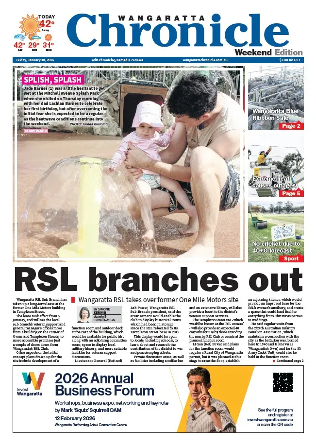 Wangaratta Chronicle - Friday, January 30, 2026