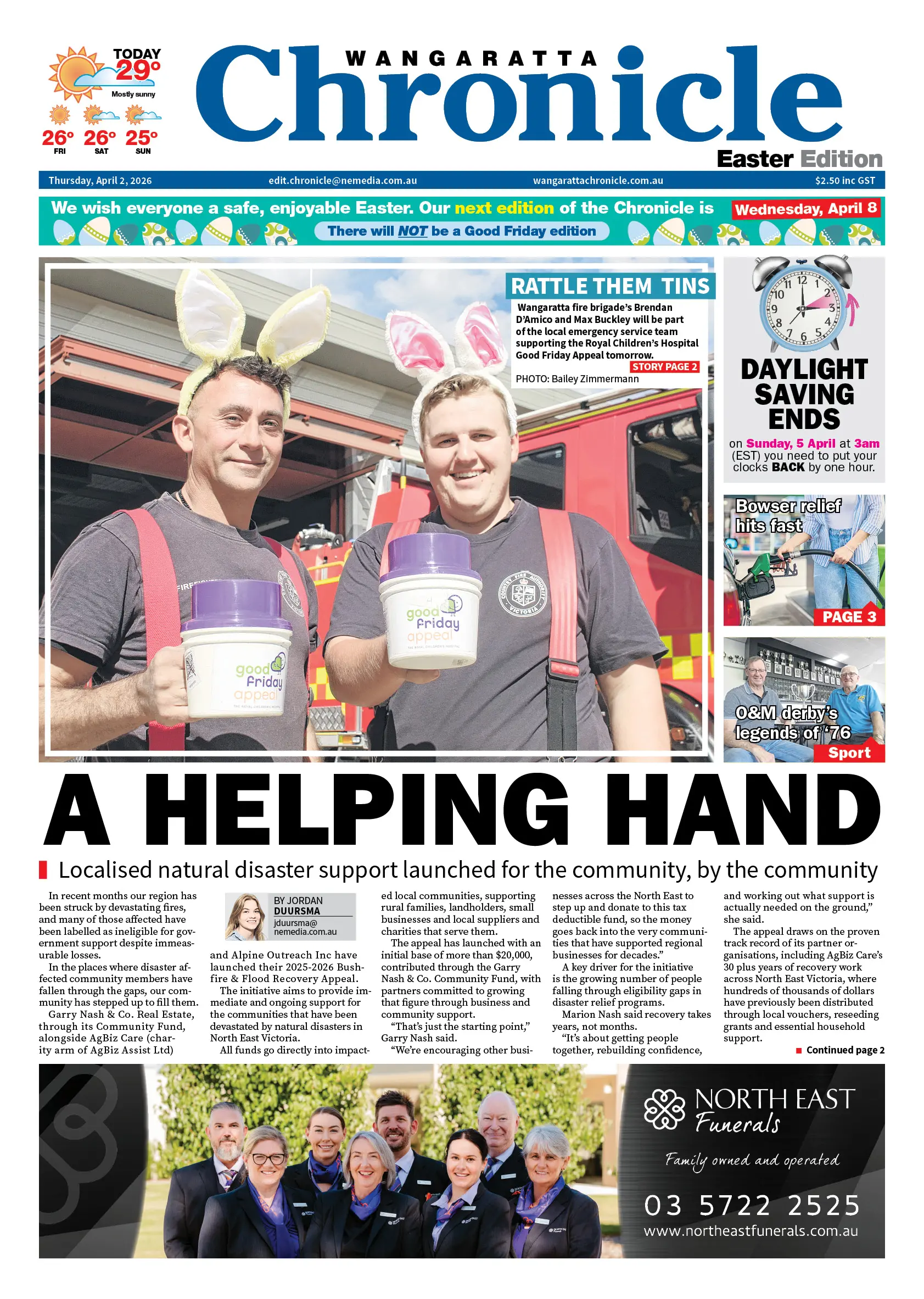 Wangaratta Chronicle, Thursday, April 2, 2026
