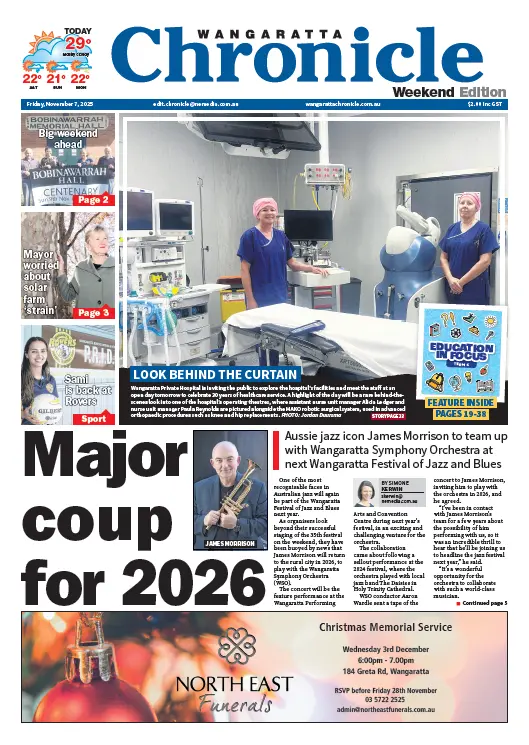 Wangaratta Chronicle, Friday, November 7, 2025