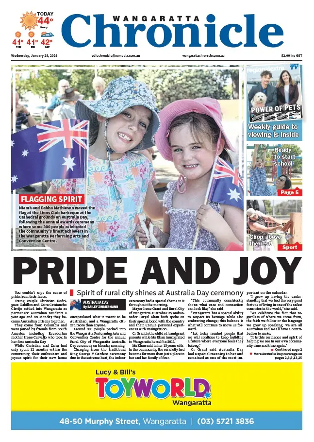 Wangaratta Chronicle - Wednesday, January 28, 2026