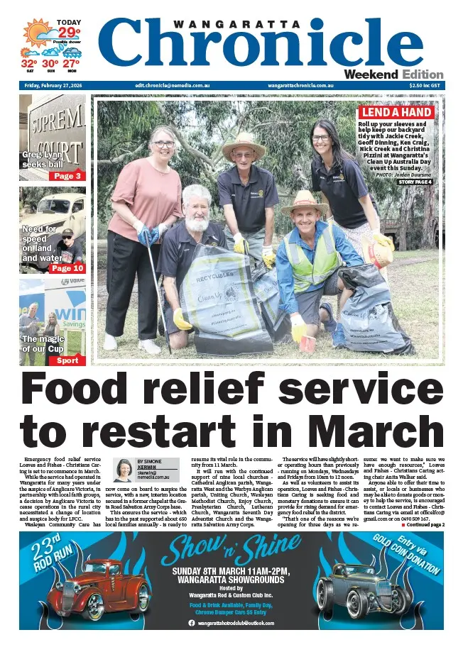Wangaratta Chronicle - Friday, February 27, 2026