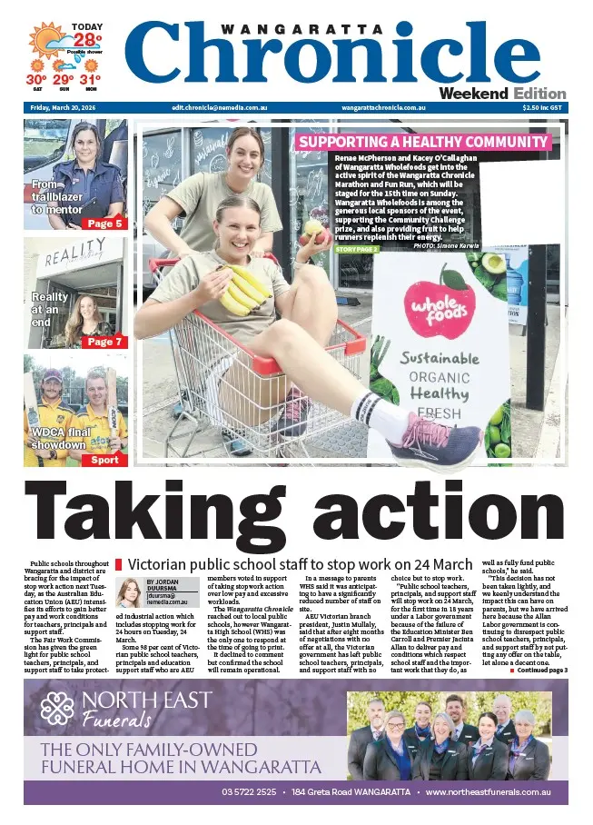 Wangaratta Chronicle - Friday, March 20, 2026