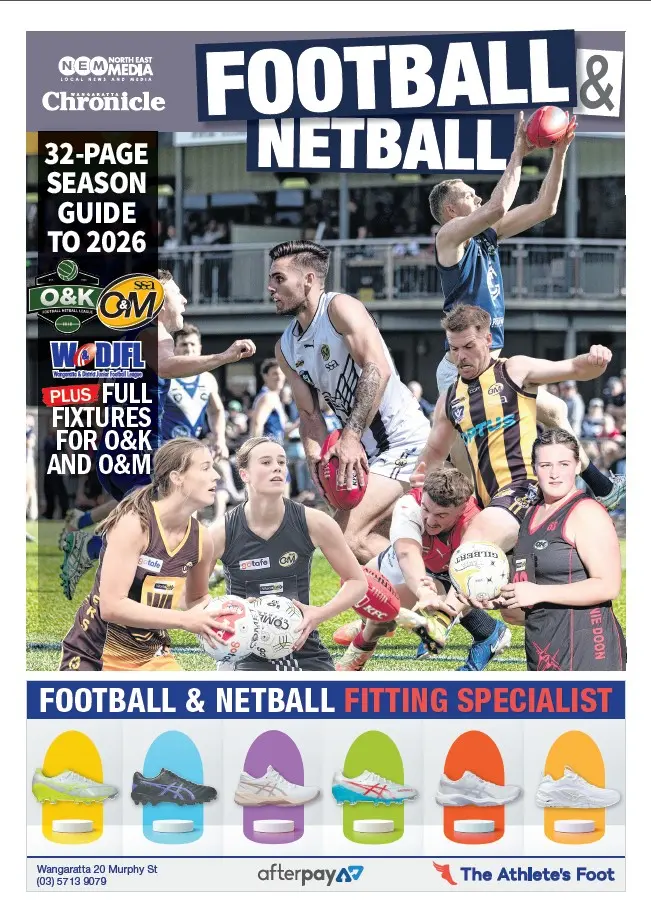 Wangaratta Football & Netball Booklet - Friday, March 27, 2026